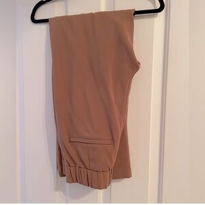 Abercrombie & Fitch Tailored Wide Leg Pants, Camel, Size Medium